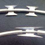 Galvanized Flat Security Fencing galvanized surface treatment razor Blade barbed wire mesh fence coil